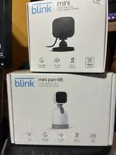Blink Mini Pan-Tilt Indoor Rotating Plug-In Smart Security Camera White