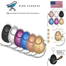 6 Pack Personal Alarm w 140DB Loud Sound, LED Light, Keychain, Emergency Safety