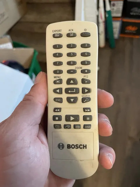 REMOTE FOR BOSCH DVR-670-16A VIDEO RECORDER 600 SERIS DIGITAL VIDEO RECORDER