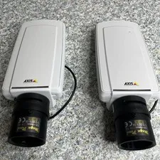Axis Network Camera P1355 Lot of 2 White 1080p PoE 2.8-8mm Mega Pixel IR Lens