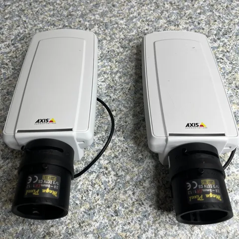 Axis Network Camera P1355 Lot of 2 White 1080p PoE 2.8-8mm Mega Pixel IR Lens