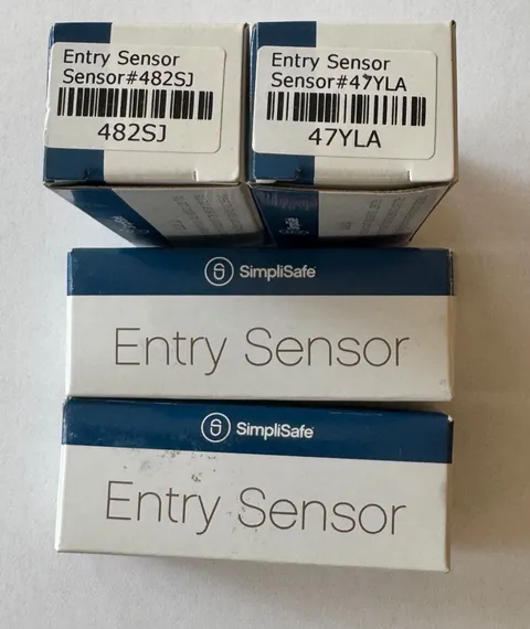 SimpliSafe Entry Door/Window Sensor (ES1000) - Gen 1 - Lot of 4 - NIB -Free Ship