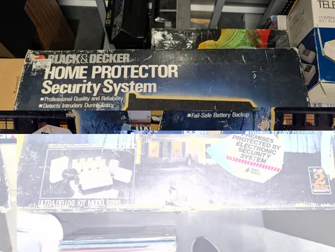 Vintage BLACK & DECKER HOME PROTECTOR SECURITY SYSTEM DELUXE 9119B