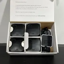 Blink Outdoor 4 Cameras  System with Sync Module- Black (4th Gen)