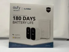 eufy 2C 2-Cam Wireless Home Security System - White - BNIB, Factory Sealed