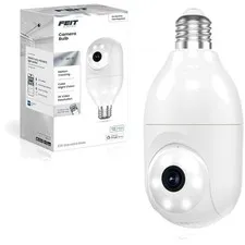 Smart Security Camera Bulb, 2K QHD Resolution, 2-W