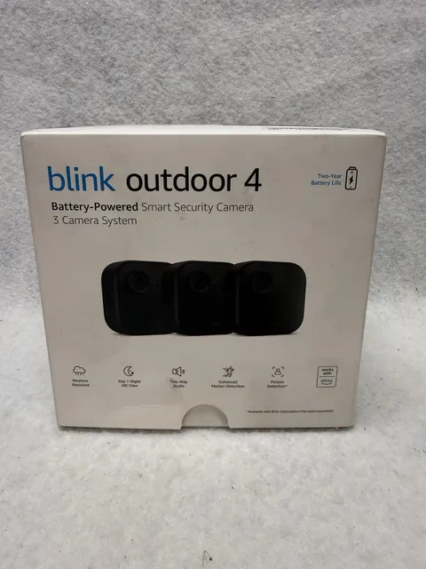 Blink Outdoor 4 - Battery-Powered Smart Security 3-Camera System W/ Sync Module