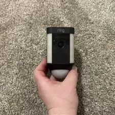 Ring Spotlight Cam Wired Plug-In Security Camera Black CAMERA ONLY