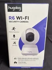 NEW~Hugolog 2K 3MP Indoor Pan/Tilt Security Camera with Auto-Focus/Works w/Alexa
