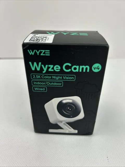 Wyze Cam v4 - 2.5K QHD Indoor/Outdoor WiFi Smart Security Camera