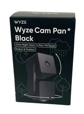 NEW Wyze Cam Pan v3 Black Indoor Outdoor WiFi Security Camera Color Night Vision