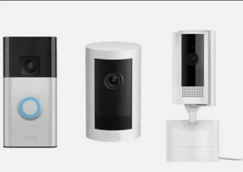 Ring Whole Home Camera Kit Battery Doorbell Outdoor Cam Plus & Indoor Cam - NEW