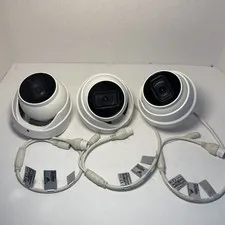 Lot of 3 Montavue MTT4102 4MP 2K IP PoE Turret Security Camera Audio Night Visio