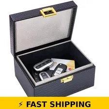 TICONN Faraday Box Car Key Fob Protector Signal Blocker - Black