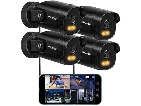 La View LV-PWB10B-4PK B10 Outdoor Camera 4PK Black