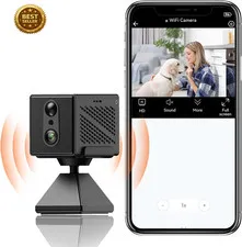 4K Mini WiFi Security Camera HD Wireless Indoor Outdoor Night Vision Motion Cam