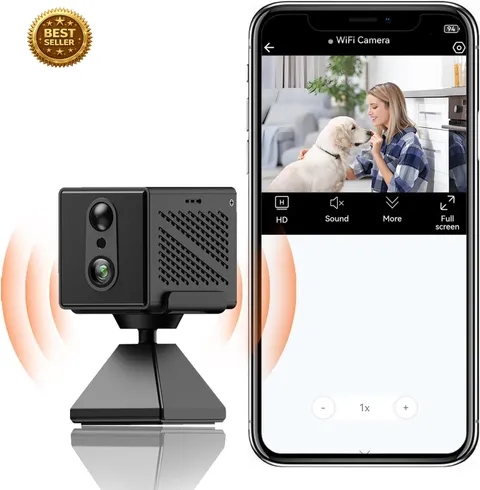 4K Mini WiFi Security Camera HD Wireless Indoor Outdoor Night Vision Motion Cam