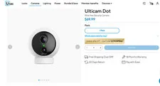Ultec Ulticam Dot Wire-Free Security Camera New In Box