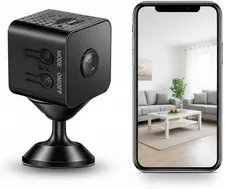 1080P Square Camera with 940nm Night Vision &Motion Detection,Picture Taking cam