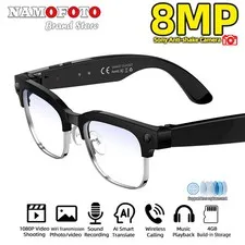 2026 New AI Translation Smart Glasses 4GB 8MP Camera 1080P Video Recording Photo
