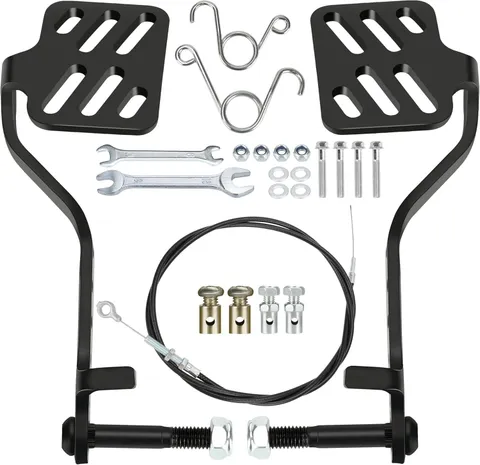 Go Kart Brake and Throttle Pedal Kit with 71" Throttle Cable Replacement for Go