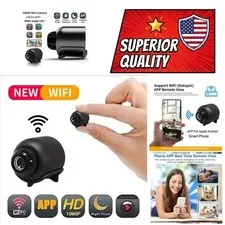 1080P Mini WiFi Security Camera Night Vision Motion Detection GEMODI
