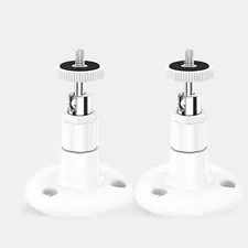 2 Pack Wall Mount Bracket for SimpliSafe Outdoor Camera 360° Rotation 1/4 Screw.