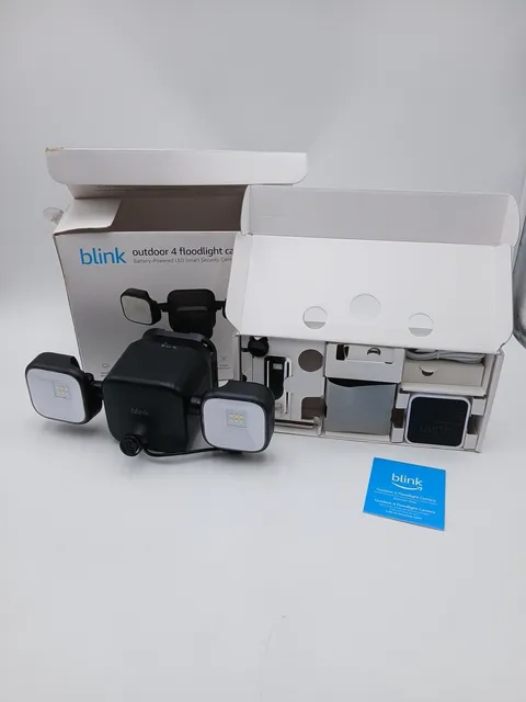 Blink Outdoor 4 Floodlight Camera 1080p HD - LED SMART SECURITY CAMERA (I4-A8)