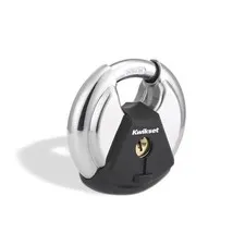 Kwikset Discus Padlock with Boron Carbide Shackle, High Security 2-3/4" Body 1