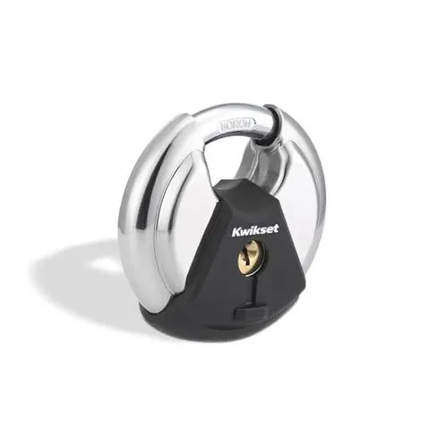 Kwikset Discus Padlock with Boron Carbide Shackle, High Security 2-3/4" Body 1