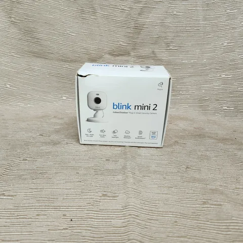 Blink Mini 2 Security Camera 1080p Wired Indoor Outdoor Night Vision Audio NEW