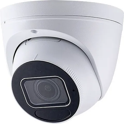 GV-EBD4813 4MP Super Low Lux WDR IR Turret IP Camera, 2.7-13.5mm Lens, White