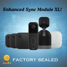 Blink Whole Home Security Camera Bundle Doorbell 3 Outdoor 4 Cams Pan Tilt XR