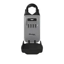 5420D Set Your Own Combination Portable Lock Box with Adjustable Sha