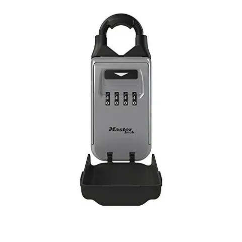 5420D Set Your Own Combination Portable Lock Box with Adjustable Sha