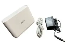 Netgear Arlo Pro VMB4000 Base Station Smart Hub w/ Power Adapter Ethernet Tested