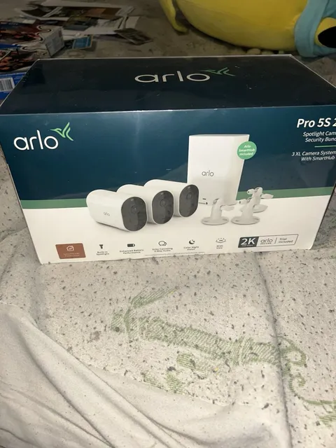 Arlo Pro 55 XL Spotlight 3 Wireless Cameras Security Indoor Outdoor Night Vision