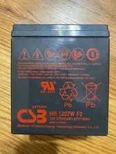 CSB HR1227W F2  12 Volt 27 Watt Fire Rated SLA Lead Acid Battery