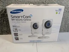 Samsung SmartCam SNH-1011N WiFi Home Security Cameras Lot of 2 Untested