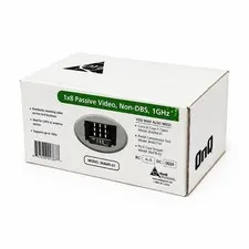 On-Q 364649-01 1x8 Passive Video Splitter/Distributor 1GHz 8-Channel White