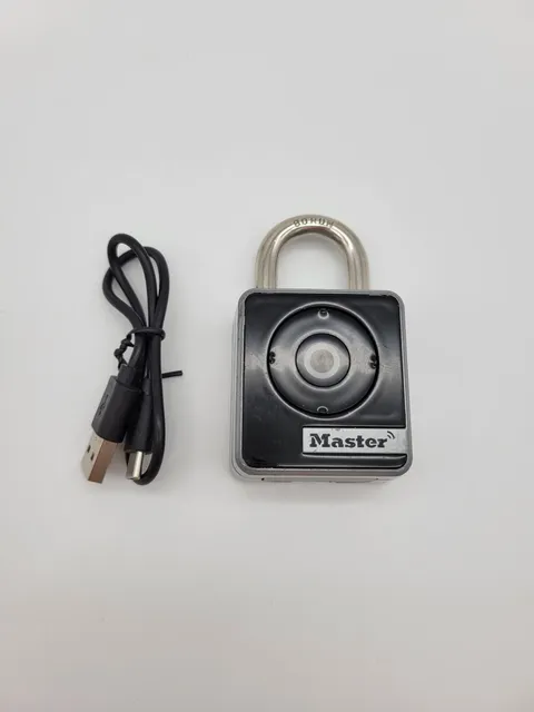 Master Lock Padlock, Indoor Personal Use Bluetooth Lock, 1-29/32 in. Wide, 4400D