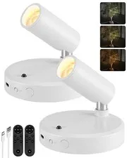 EZVALO Spot Lights Indoor, 5500mAh Rechargeable Picture 2Pack, White