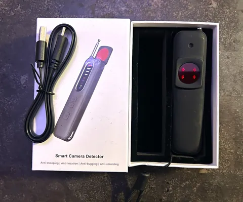 Smart Camera Detector Wireless Wi-Fi Indoor Hidden Camera Finder USB, Black