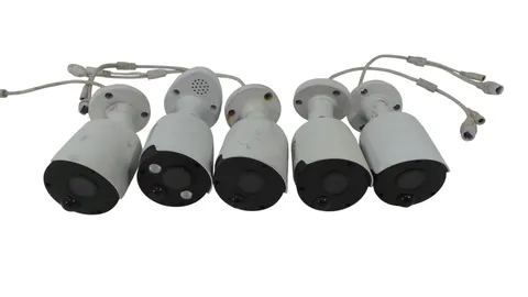 Lot of 5 Swann NHD-885MSB & NHD-887MSFB 4K  HD Bullet Security Cameras