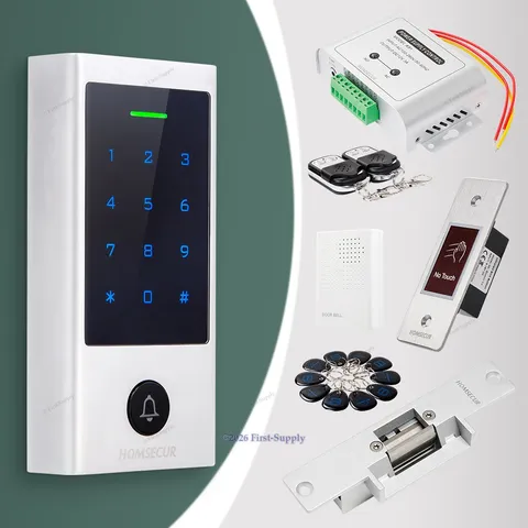 HOMSECUR IP66 APP WIFI RFID Access Control Set NO Strike Lock