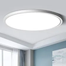 12 Inch LED Flush Mount Ceiling Light Fixture, 12 Inch-White, Daylight White