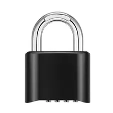 Shackle Combination Lock,  Outdoor Weatherproof Padlock, of Hidden Password1697