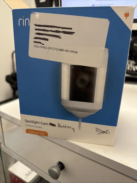 Ring Spotlight Cam Plus Battery-Powered Outdoor Camera with Lights and Siren