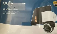 eufy 4G LTE Cam S330 4K Cellular Wireless Security Camera Solar Powered