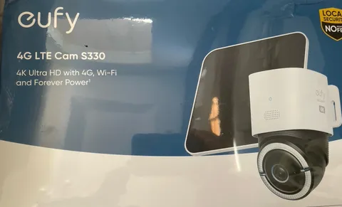 eufy 4G LTE Cam S330 4K Cellular Wireless Security Camera Solar Powered